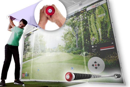 HomeCourse Golf ProScreen 180 Golf Simulator in A Box - TruGolf Mini Golf Simulator Bundle