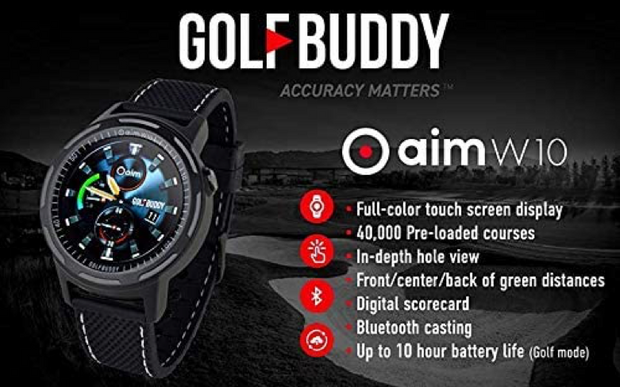 GolfBuddy Aim W10 GPS Watch - At Home Golf