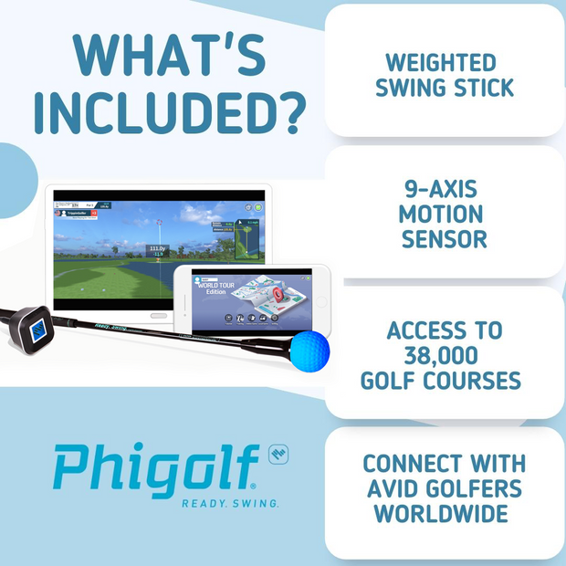 Phigolf World Tour Edition - 38,000+ Actual, Real Courses - At Home Golf
