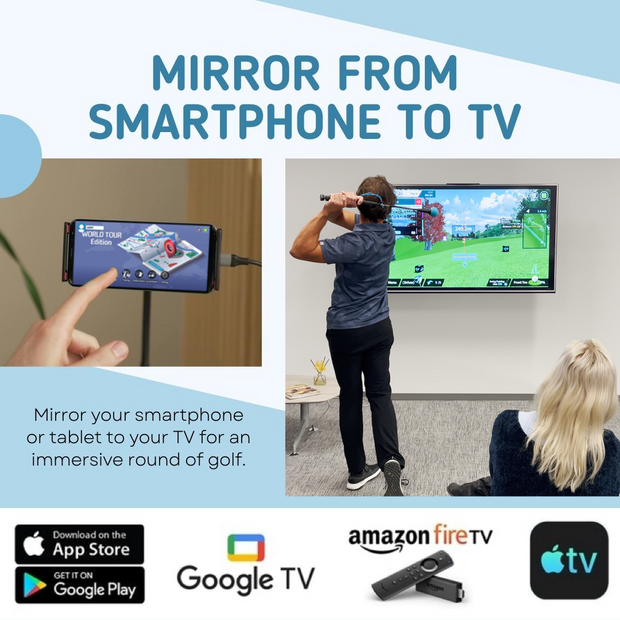 Phigolf World Tour Edition - 38,000+ Actual, Real Courses - At Home Golf
